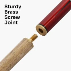 Riley RILEY 48 Inch JUNIOR RED ROCKET 2pc Ash Pool Snooker Cue Ideal For Home & Kids -Slok Billiards Equipment Store Red Rocket 3 bc4ba4fb 711a 4699 8a39 172c1f66fbe0