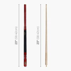 Riley RILEY 48 Inch JUNIOR RED ROCKET 2pc Ash Pool Snooker Cue Ideal For Home & Kids -Slok Billiards Equipment Store Red Rocket 5