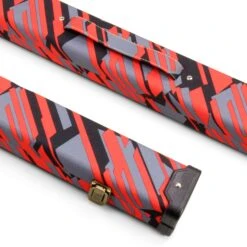 Cue & Case POSTMODERN 2 Piece Snooker Pool Cue Case With Tough Plastic Ends 26 Cue & Case POSTMODERN 2 Piece Snooker Pool Cue Case With Tough Plastic Ends -Slok Billiards Equipment Store Red Updated