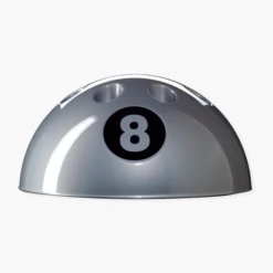 Cue + Case 8 Ball Floor Standing Cue Rack -Slok Billiards Equipment Store Silver8BallRack1