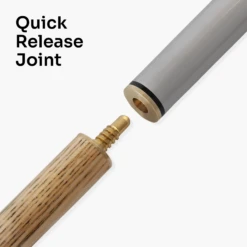 Jonny 8 Ball Jonny 8 Ball TRIAD 57 Inch 3 Piece Snooker Pool Cue 9.5mm Tip - Shorten To 39 Inch -Slok Billiards Equipment Store Silver Triad 4