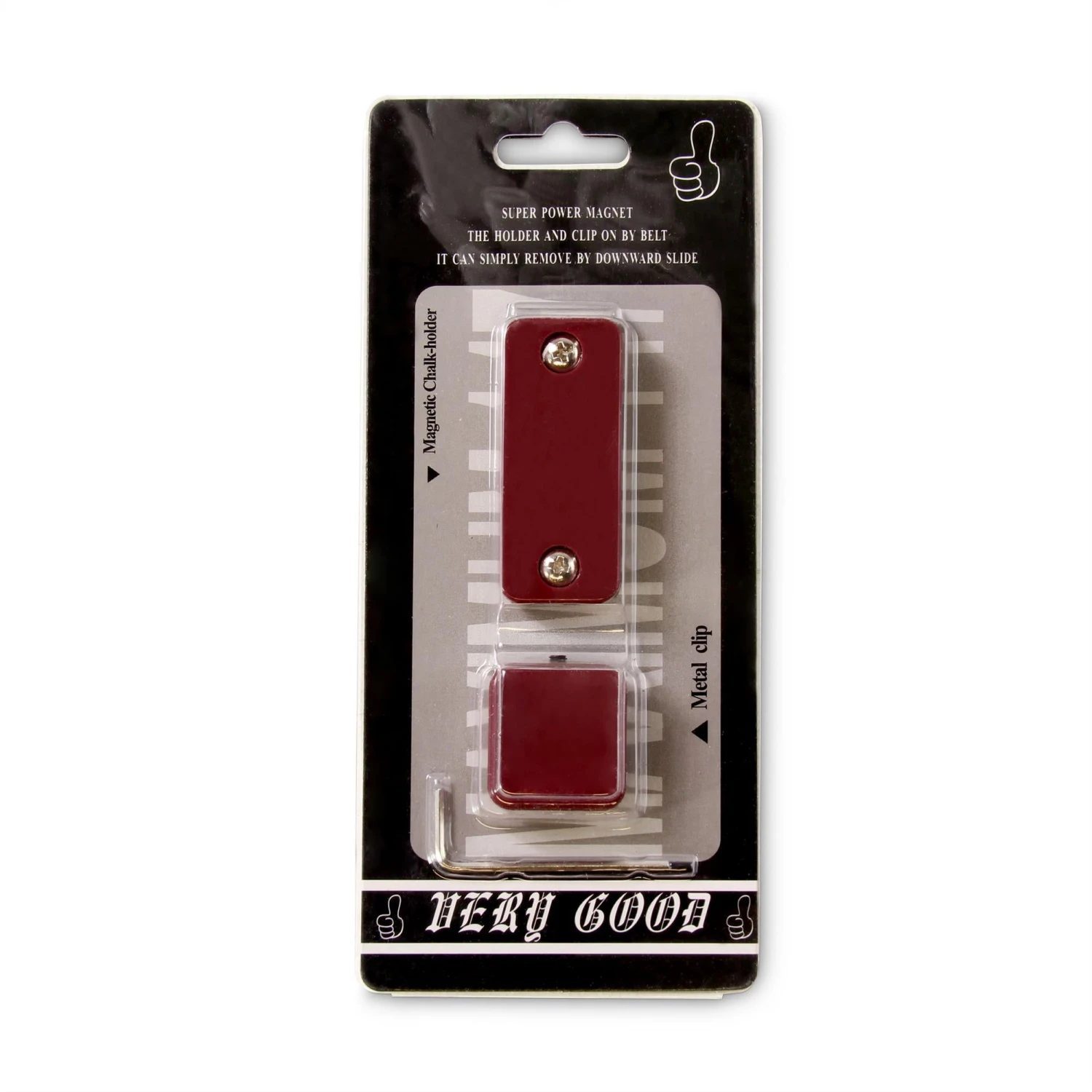 Cue & Case Metal Magnetic Chalk Holder And Belt Clip In Clam Pack With Secure Allen Key Fixing 7 Cue & Case Metal Magnetic Chalk Holder And Belt Clip In Clam Pack With Secure Allen Key Fixing - Image 5