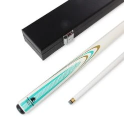 PowerGlide PowerGlide CIRCA II 2pc Jointed 57 Inch Snooker Cue With BLACK ATTACHE HARD CASE & MIDI CUE TOWEL