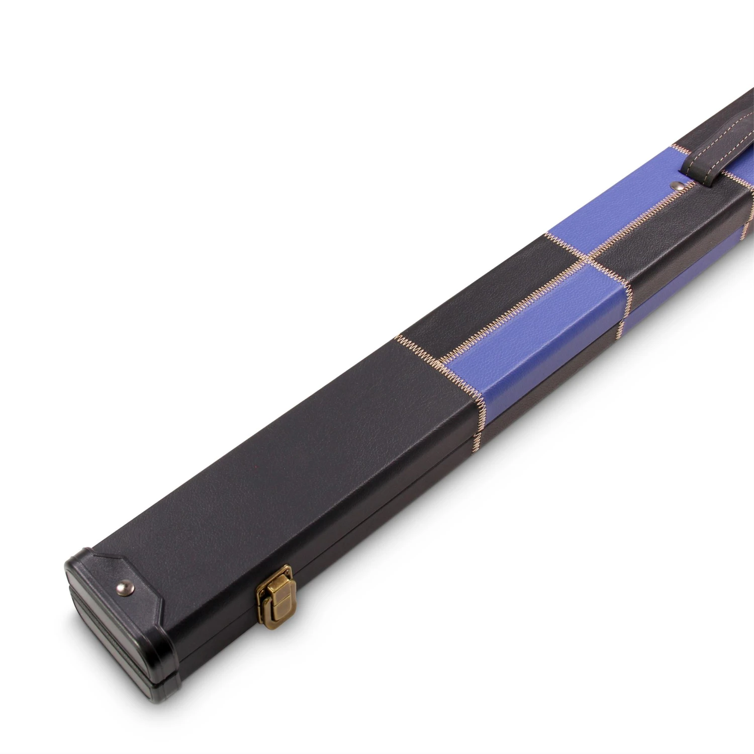 Cue & Case Deluxe 3/4 CHEQUERED Cue Case With Plastic Ends And Horizontal Chalk Compartment 3 Cue & Case Deluxe 3/4 CHEQUERED Cue Case With Plastic Ends And Horizontal Chalk Compartment