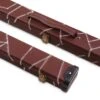 Cue & Case Deluxe 3/4 Snooker Pool Cue Case With Plastic Ends - CRAZY STITCH Design