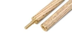 PRO147 PRO147 CLASSIC ROSEWOOD P3/E 57 Inch Snooker Pool Cue Set 2pc Centre Joint Non-matching Ash Cue With PRO147 Long Telescopic Extension, Mini Butt And 3 Slot Case - 9.5mm Tip -Slok Billiards Equipment Store bimage92013814