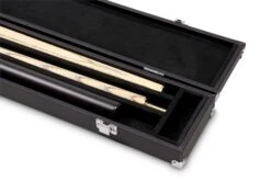 PRO147 PRO147 CLASSIC ROSEWOOD P3/E 57 Inch Snooker Pool Cue Set 2pc Centre Joint Non-matching Ash Cue With PRO147 Long Telescopic Extension, Mini Butt And 3 Slot Case - 9.5mm Tip -Slok Billiards Equipment Store bimage92013816