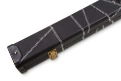 Baize Master Baize Master WHITE STITCH 2pc Deluxe Snooker Pool Cue Case With Plastic Ends Black And Brown Interior -Slok Billiards Equipment Store bimage93744760