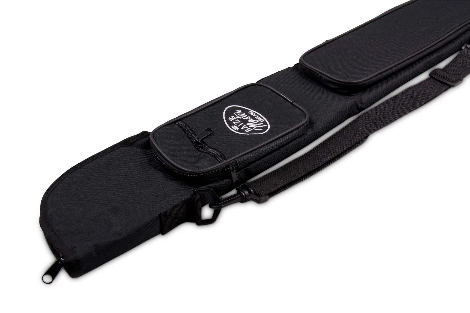 Baize Master Baize Master Soft Deluxe Padded Double Pocket Centre Joint 2pc Pool Snooker Cue Case 4 Baize Master Baize Master Soft Deluxe Padded Double Pocket Centre Joint 2pc Pool Snooker Cue Case - Image 2