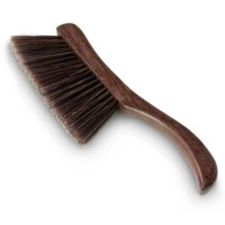 Cue & Case Giant Brown Snooker And Pool Rail Brush 14 Inch Handle With 8 Inch Imitation Horsehair Bristles