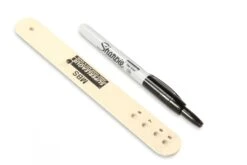 Cue & Case Superleague White Plastic Pool Snooker D MARKER Stick And BLACK MARKER PEN