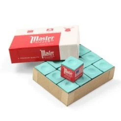 Tweeten Tweeten MASTER BILLIARD Snooker Pool Cue Chalk - Dozen Box 12 Pieces