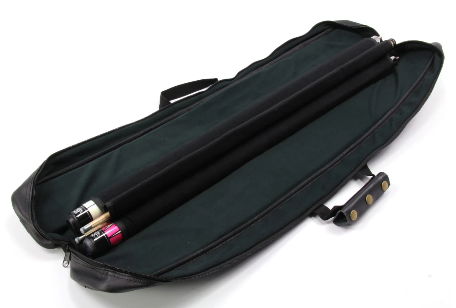 Baize Master Baize Master Premium Soft Black DUAL Pool Cue Case For 2 Cues – 2 Butts & 2 Shafts 15 Baize Master Baize Master Premium Soft Black DUAL Pool Cue Case For 2 Cues – 2 Butts & 2 Shafts - Image 13