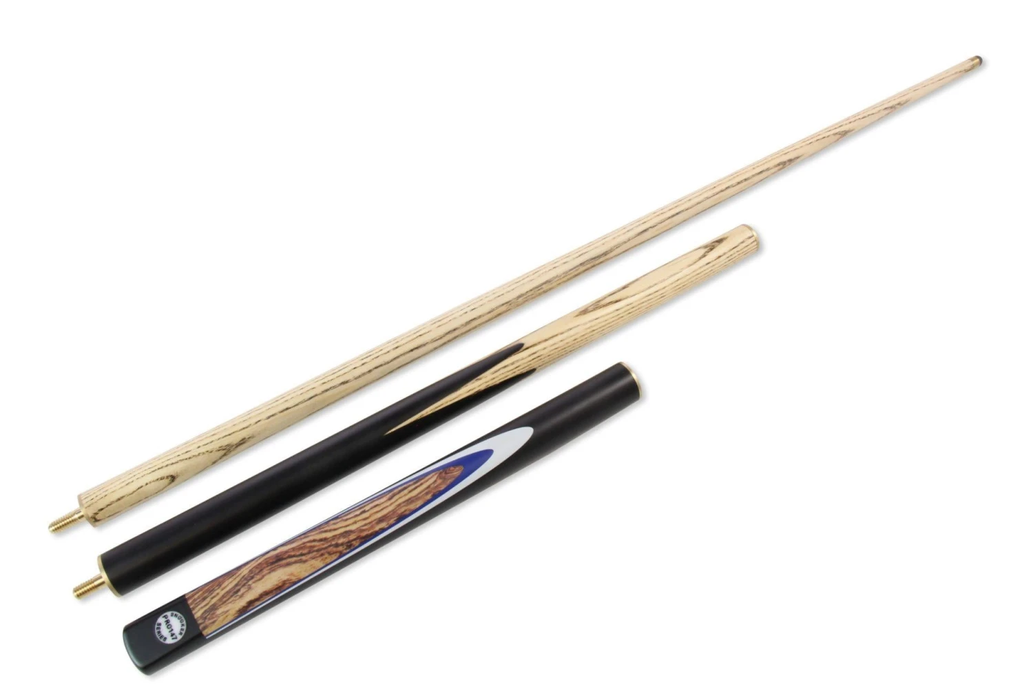 PRO147 Pro147 Kingwood 3pc Snooker Pool Cue 57 Inch With Matching Ash Grain And 9.5mm Tip 4 PRO147 Pro147 Kingwood 3pc Snooker Pool Cue 57 Inch With Matching Ash Grain And 9.5mm Tip - Image 2
