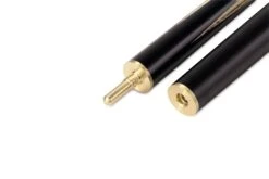 Baize Master Baize Master Gold Series GREEN EMPEROR 8-BALL POOL CUE SET With 57 Inch Hand Spliced 3/4 Joint Cue 8mm Tip, Deluxe Black Interior Hard Case And 2 X Chalk -Slok Billiards Equipment Store image395704201 1