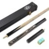 Baize Master Baize Master Gold Series MAPLE EMPEROR 8-BALL POOL CUE SET With 57 Inch Hand Spliced 3/4 Joint Cue 8.5mm Tip, Deluxe Black Interior Hard Case And 2 X Chalk -Slok Billiards Equipment Store image395704447 1