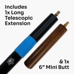 PRO147 PRO147 CLASSIC SANDALWOOD 3/4 Premium Snooker Pool Cue And Case Set 9.5mm Tip -Slok Billiards Equipment Store sandalwoodext